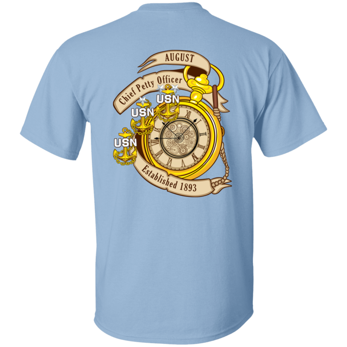 August CPO Two Sides 5.3 oz. T-Shirt
