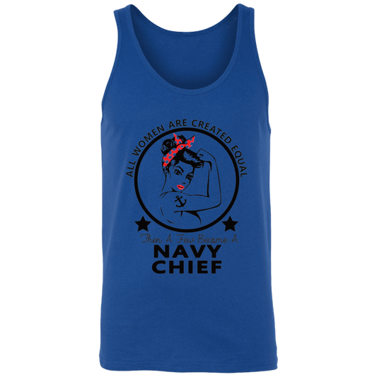Navy Girl Chief Unisex Tank