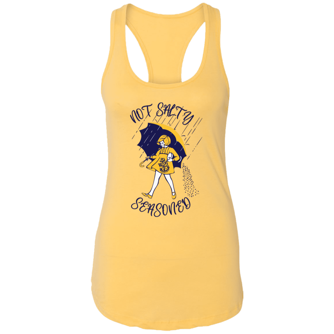 Not Salty Ladies Racerback Tank
