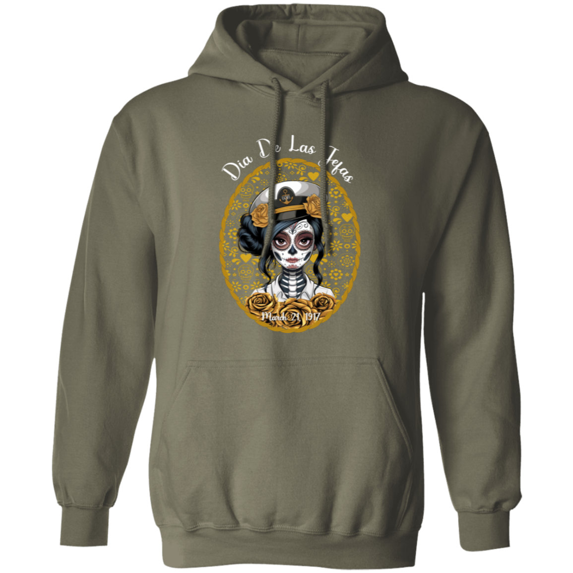 Dia De Las Jefas Pullover Hoodie