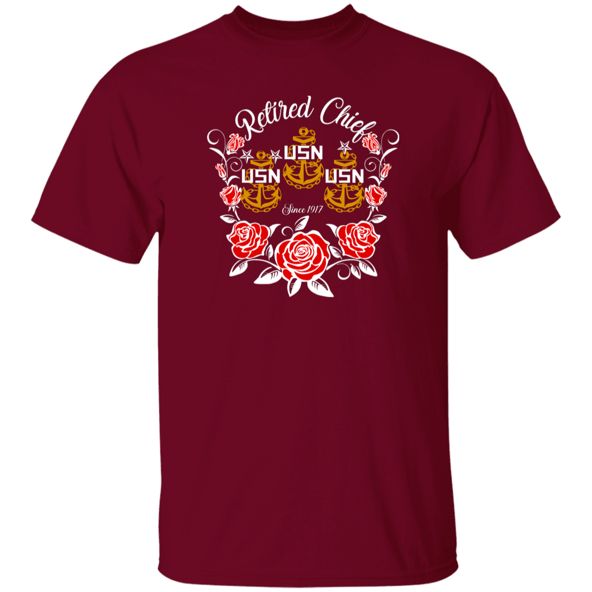 Retired Chief Rose 5.3 oz. T-Shirt