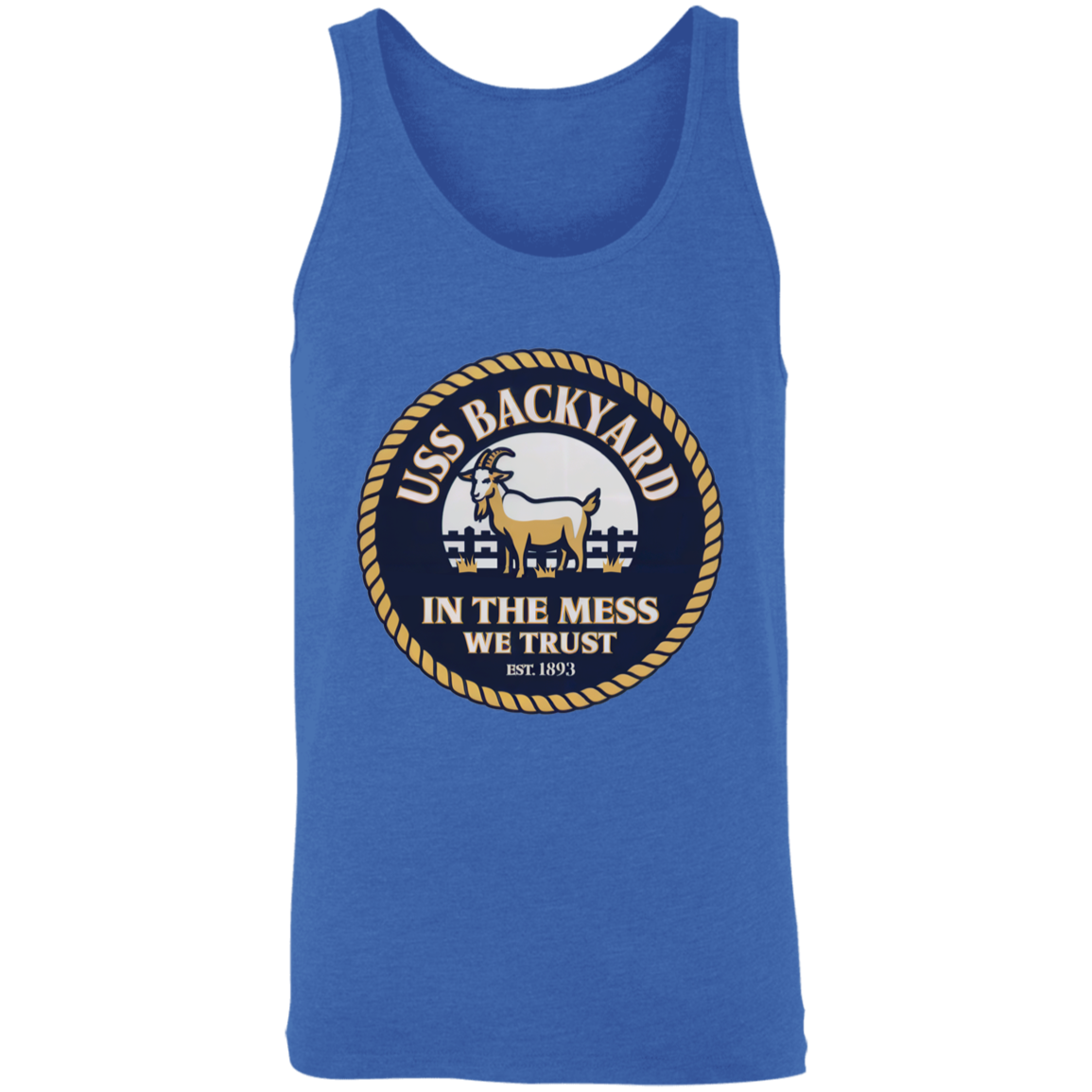 USS Backyard Unisex Tank