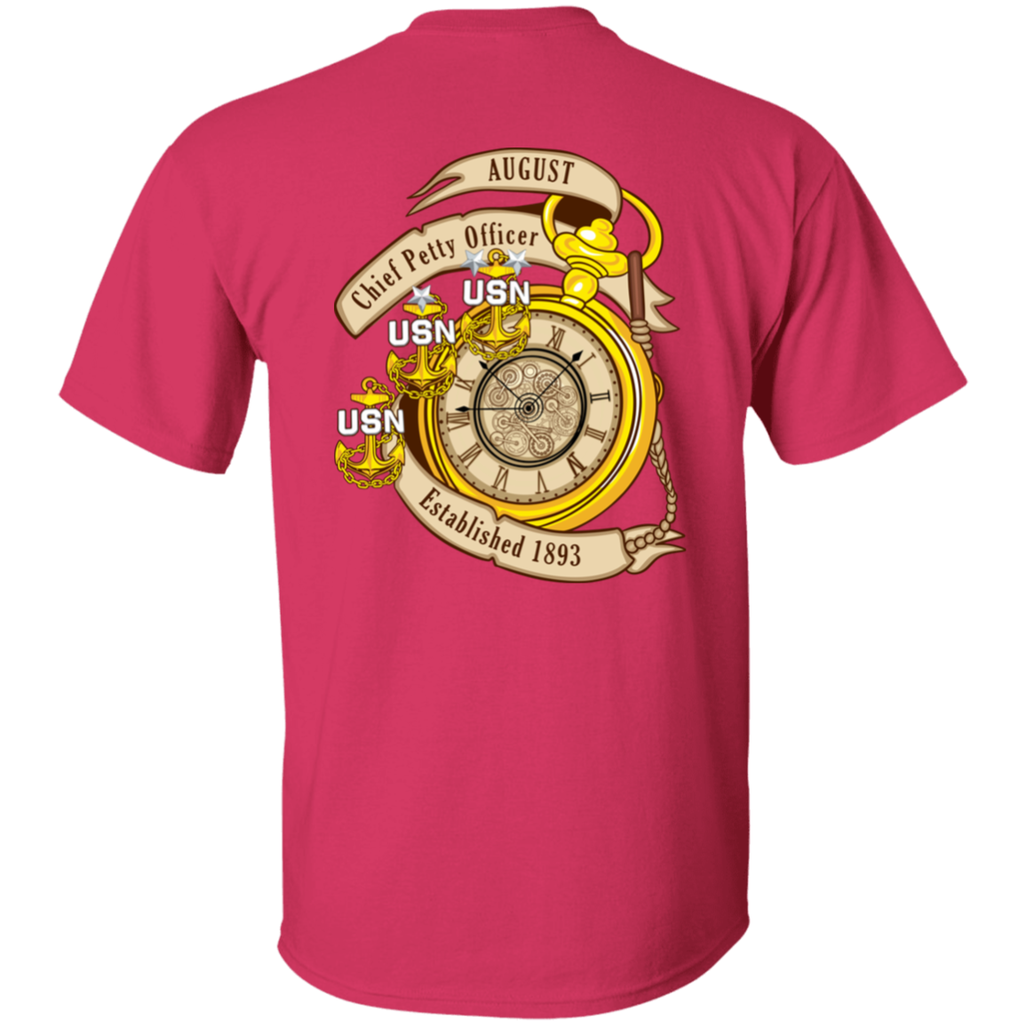 August CPO Two Sides 5.3 oz. T-Shirt