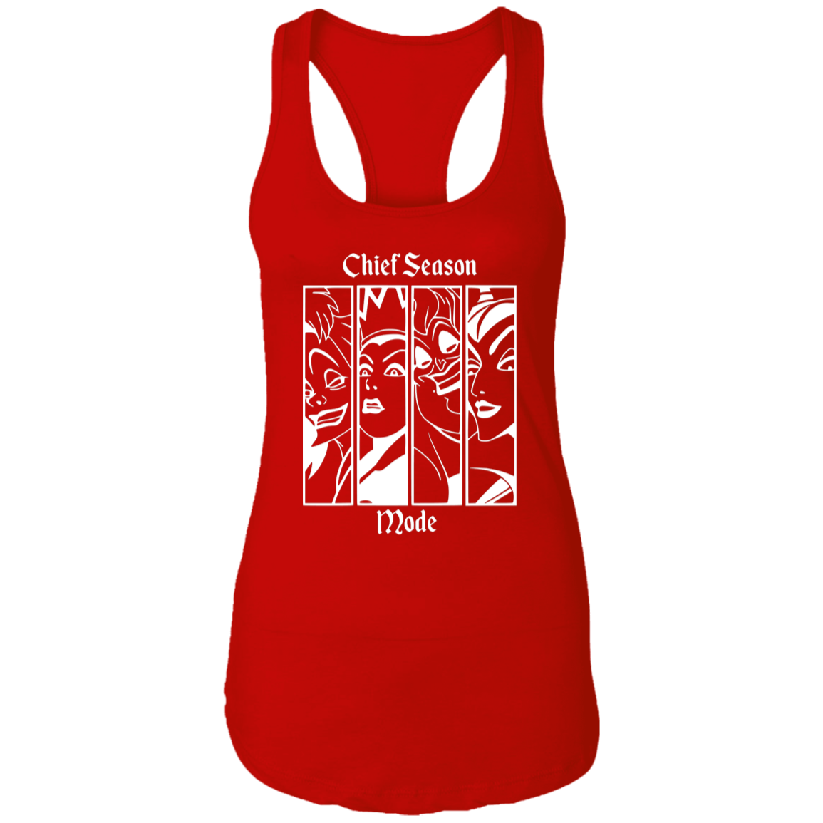 Wicked Mode White Pullover Hoodie Ladies Racerback Tank