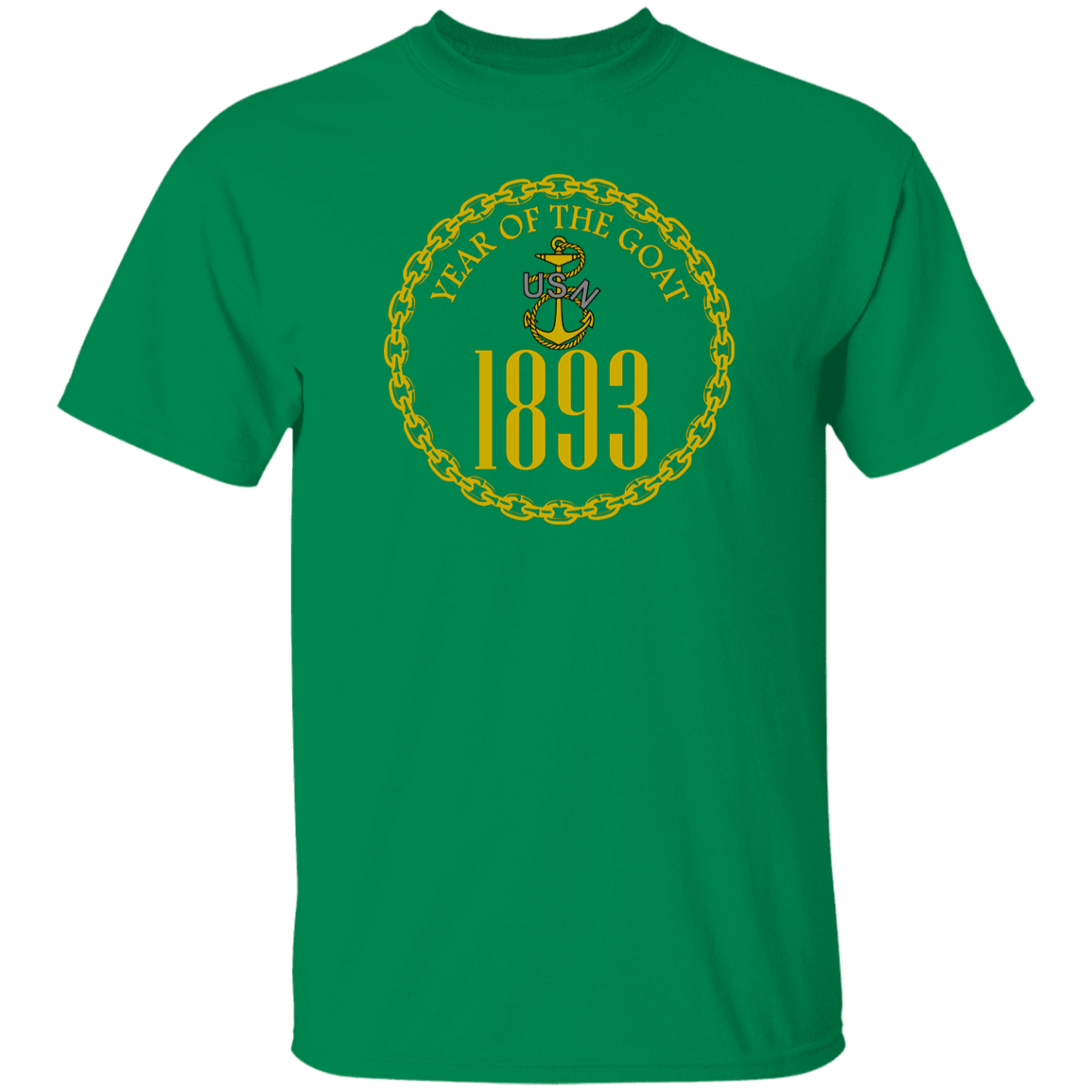 Year of the Goat Gold 5.3 oz. T-Shirt