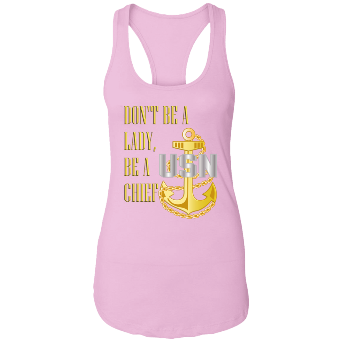 Be A Chief Ladies Racerback Tank