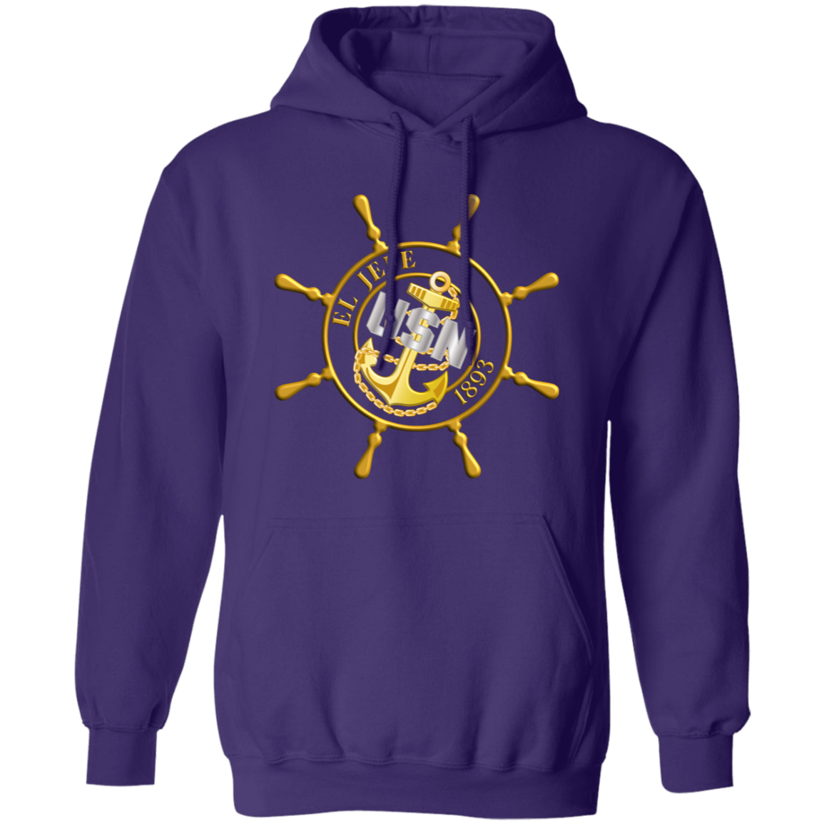 Ships Wheel Jefe Pullover Hoodie