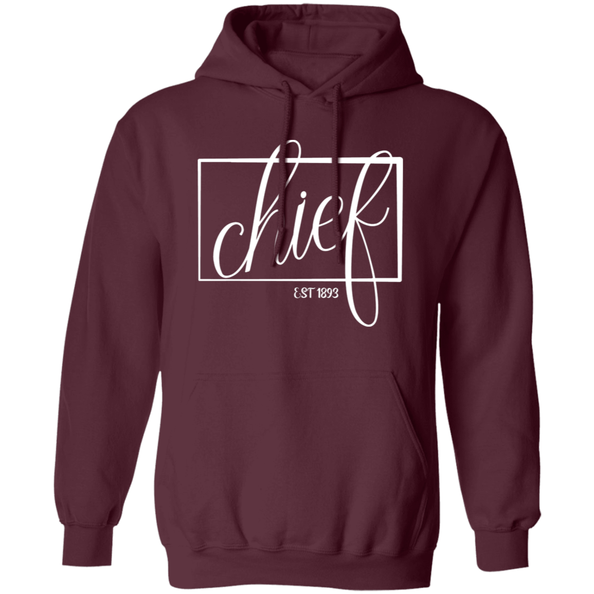 Chief 1893 White Pullover Hoodie