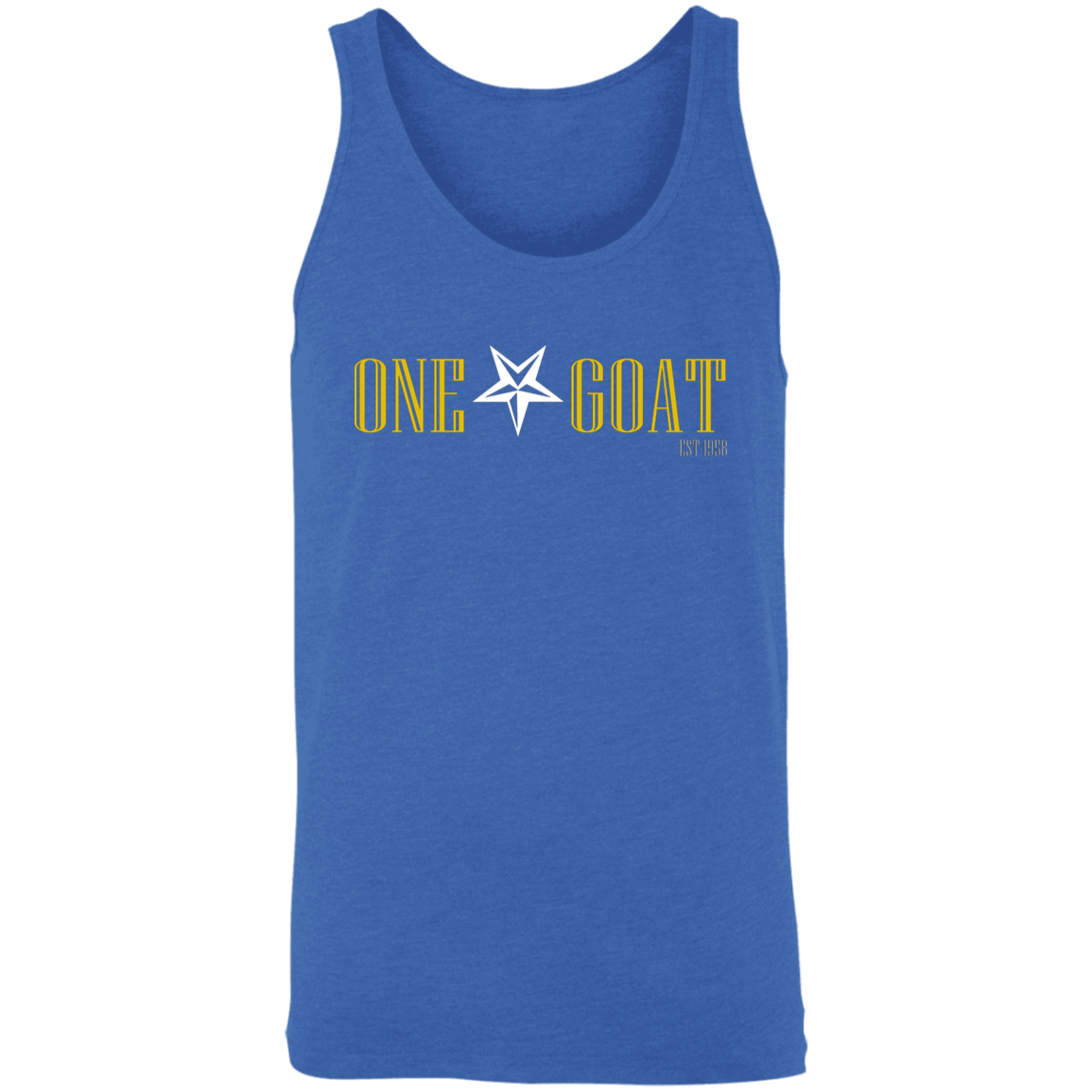 One Star Goat Gold Unisex Tank