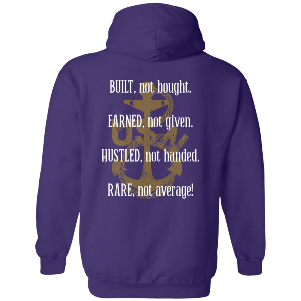 Built Not Bought Pullover Hoodie