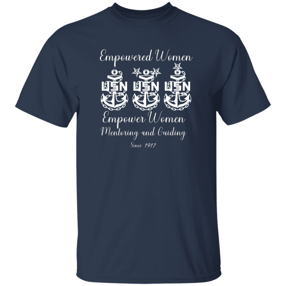 Empowered Women White Design 5.3 oz. T-Shirt