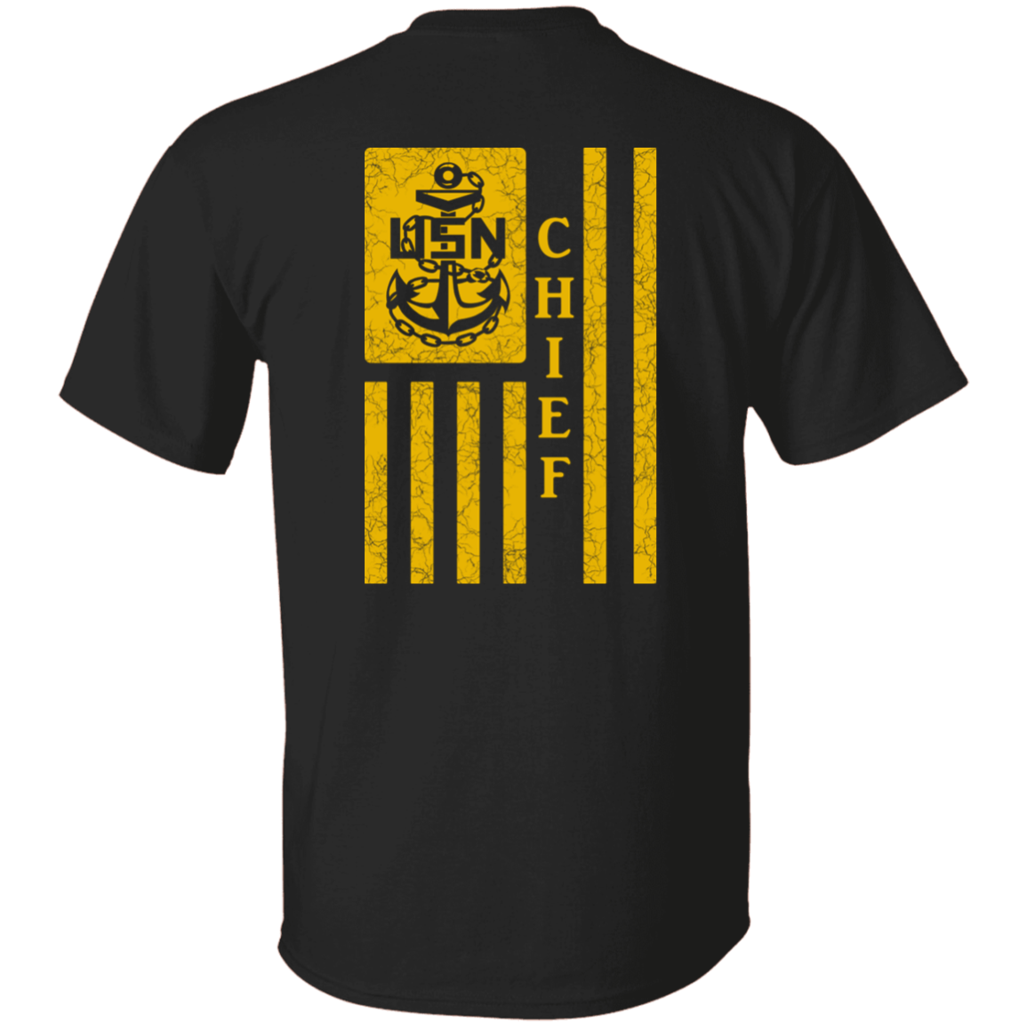 Chief Flag Front and Back 5.3 oz. T-Shirt