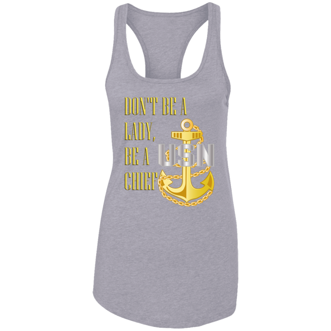 Be A Chief Ladies Racerback Tank
