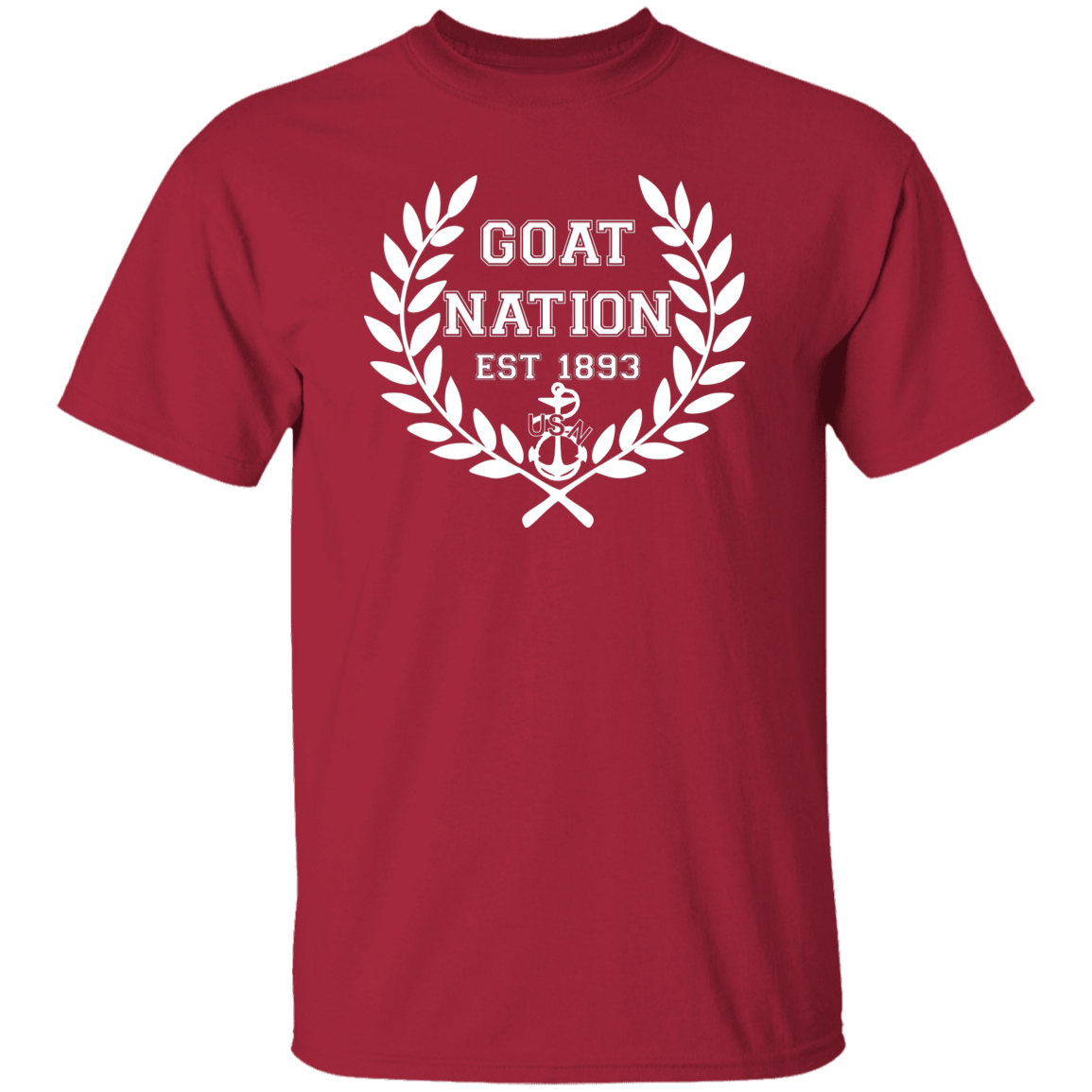 Goat Nation White 5.3 oz. T-Shirt