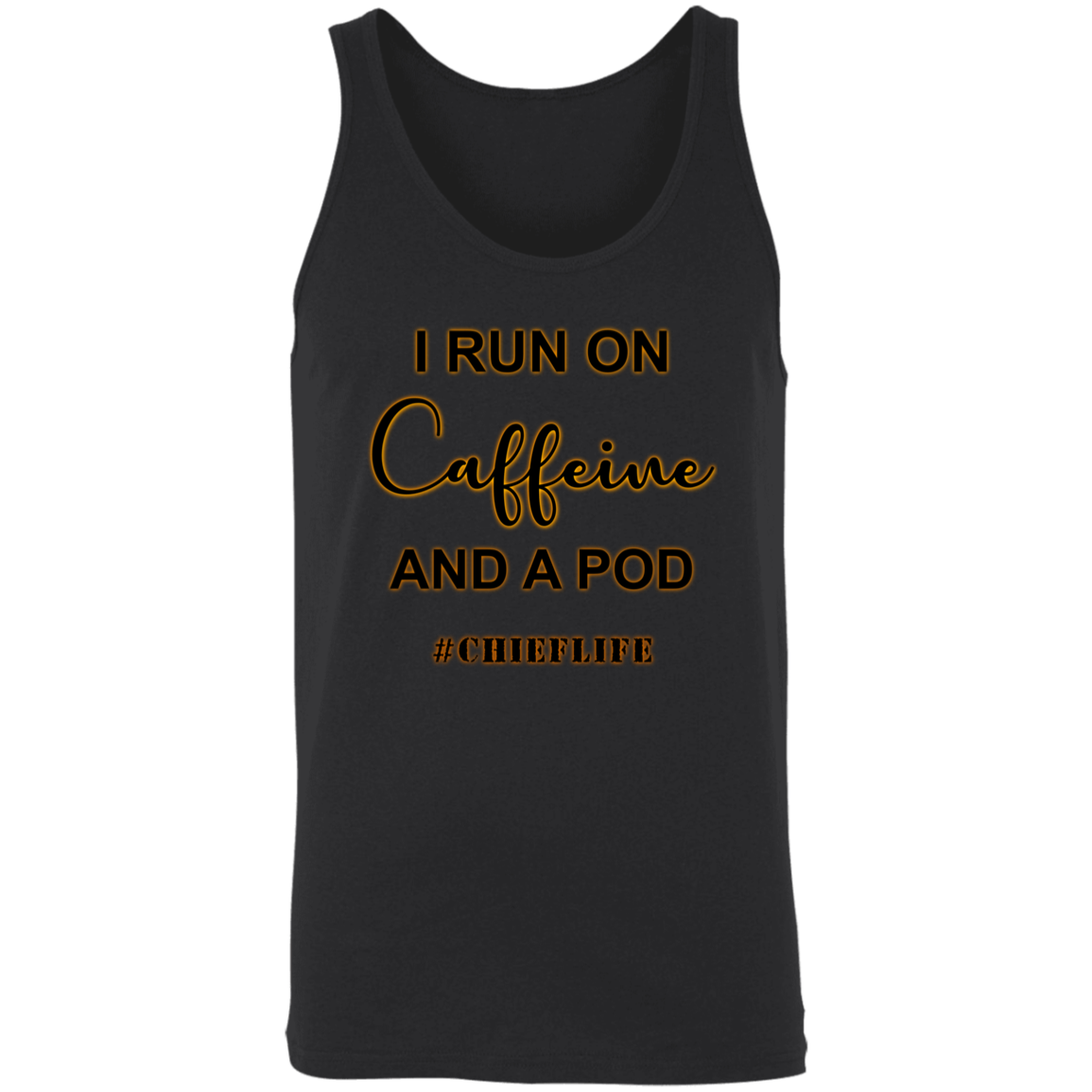 I Run On Caffeine Unisex Tank