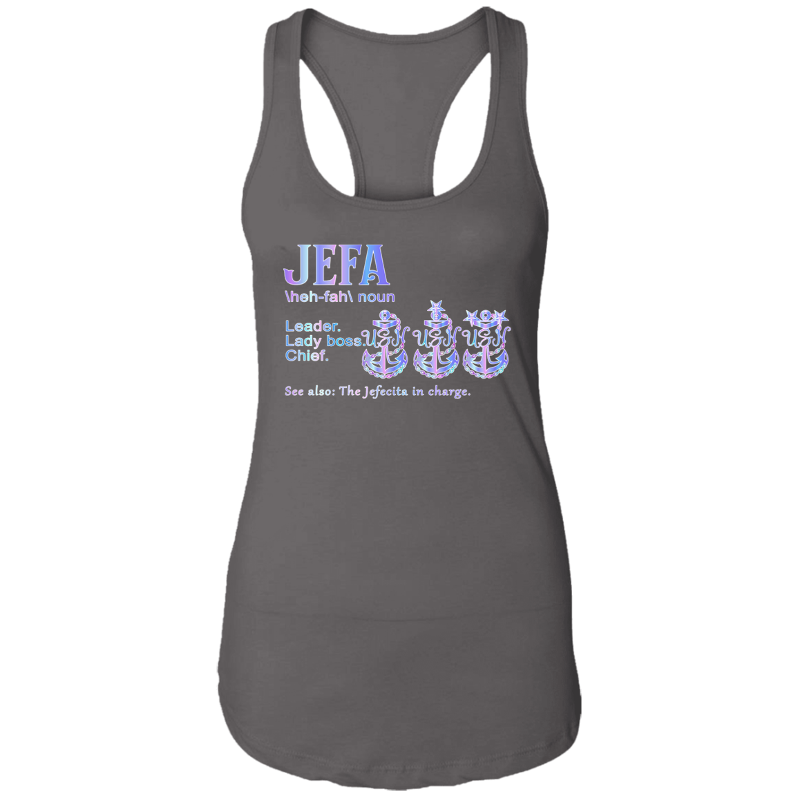 Jefa Definition Racerback Tank