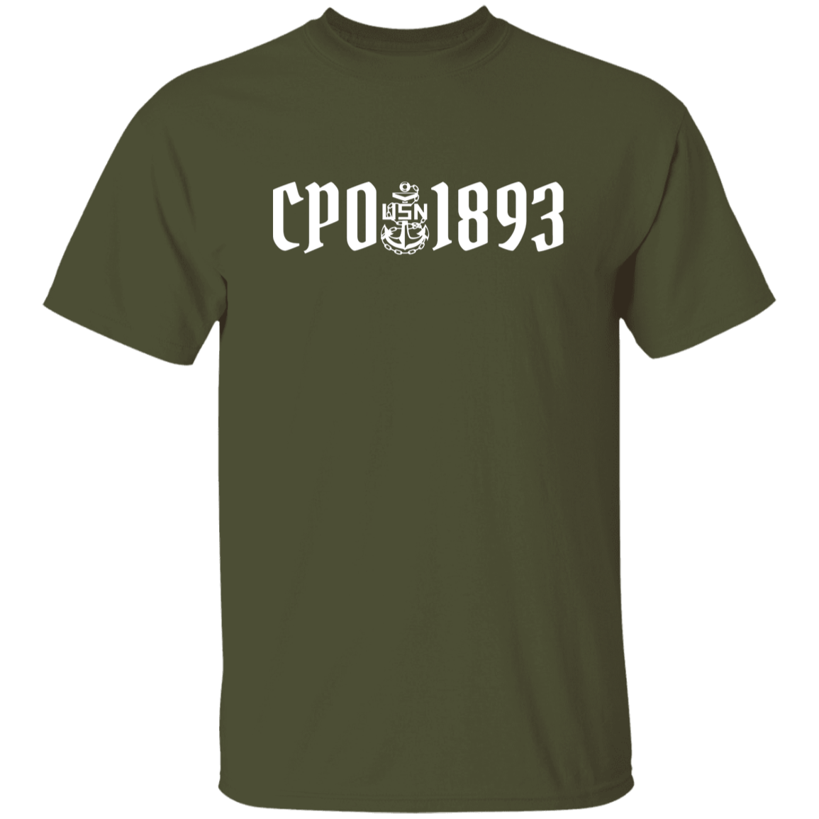 CPO 1893 White 5.3 oz. T-Shirt