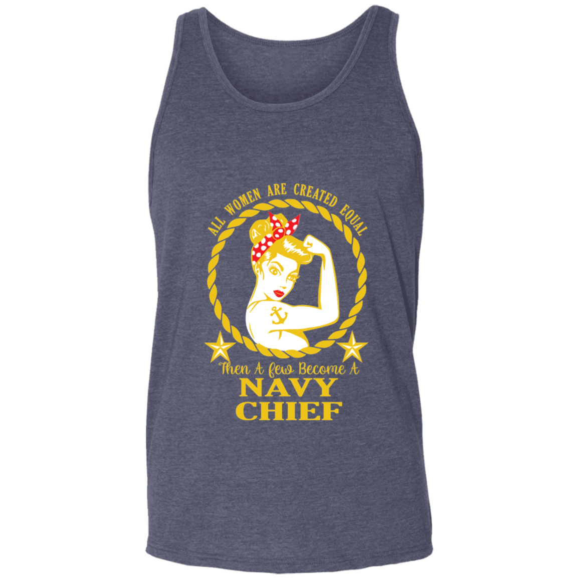 Navy Girl V2 Unisex Tank