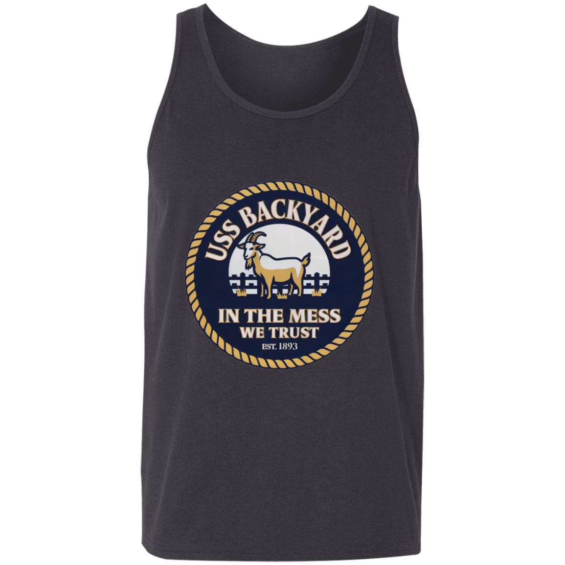 USS Backyard Unisex Tank