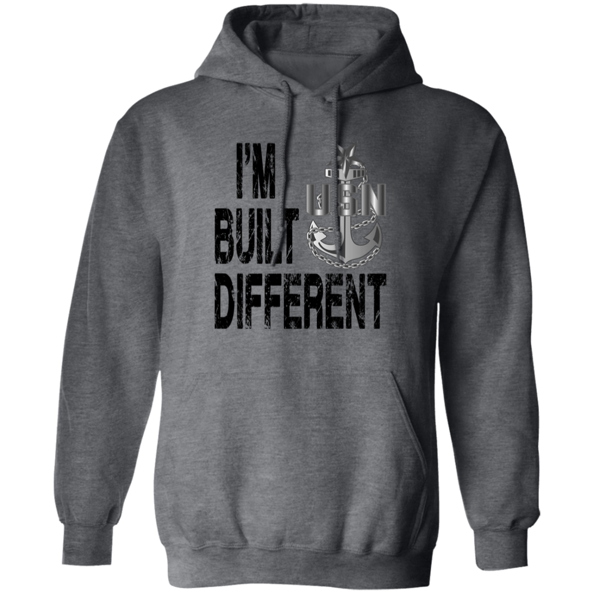 Built Different Senior Chief Pullover Hoodie