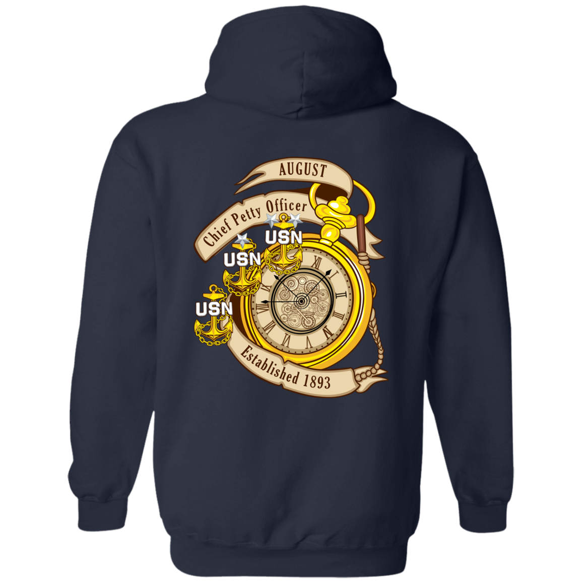 August CPO Two Side Pullover Hoodie