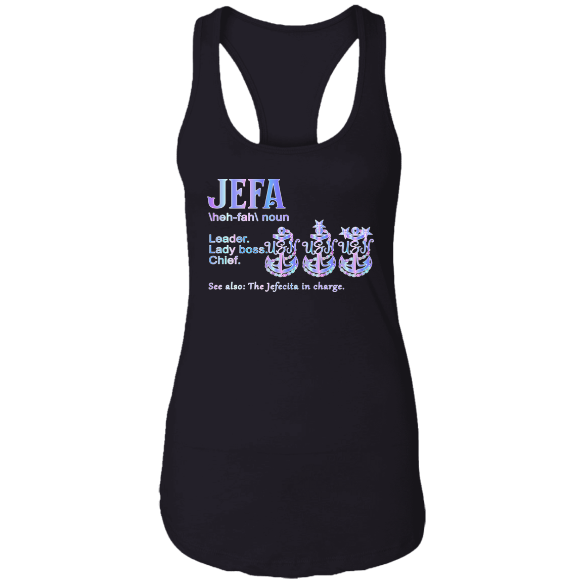 Jefa Definition Racerback Tank