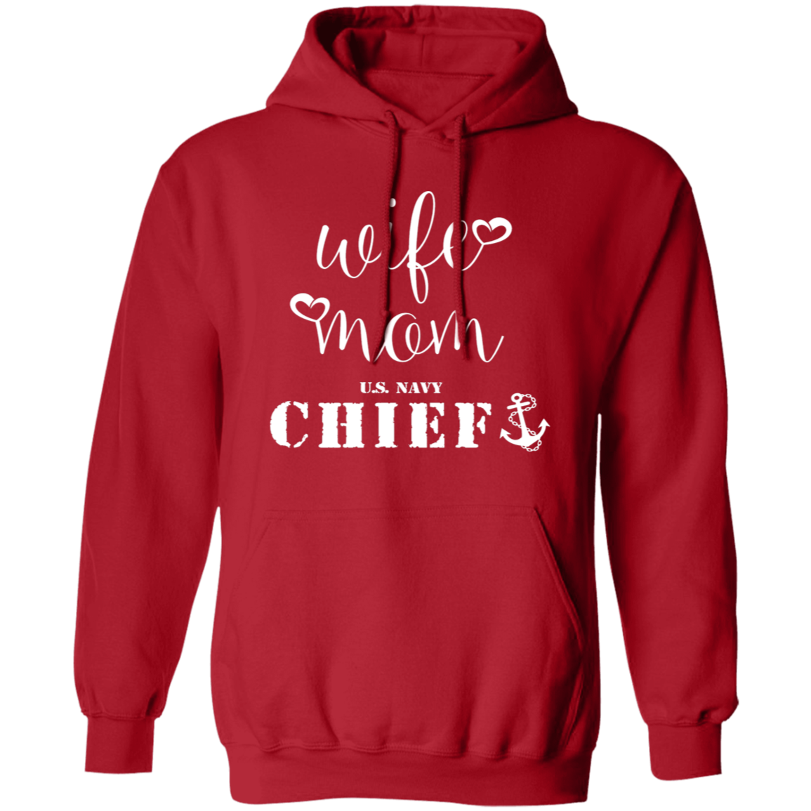WMC White Pullover Hoodie