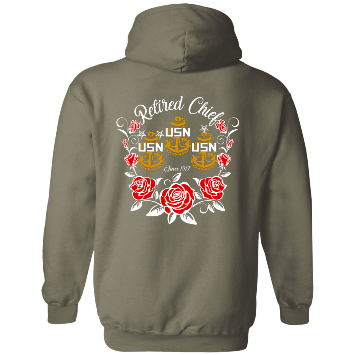 Retired Chief Rose FB Pullover Hoodie