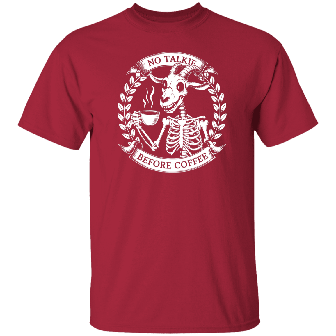 No Talkie Before Coffee 5.3 oz. T-Shirt