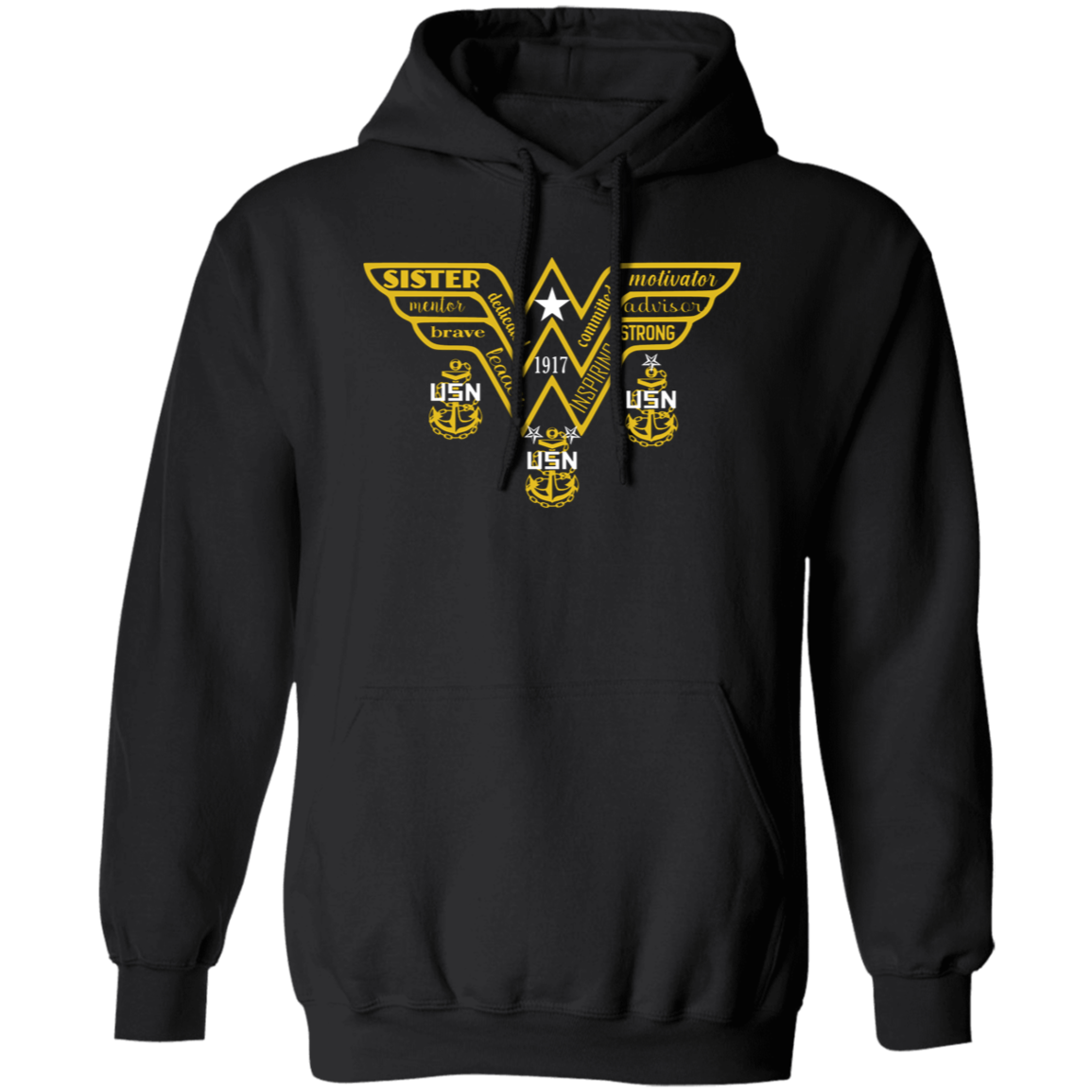 WW CPO Gold Pullover Hoodie
