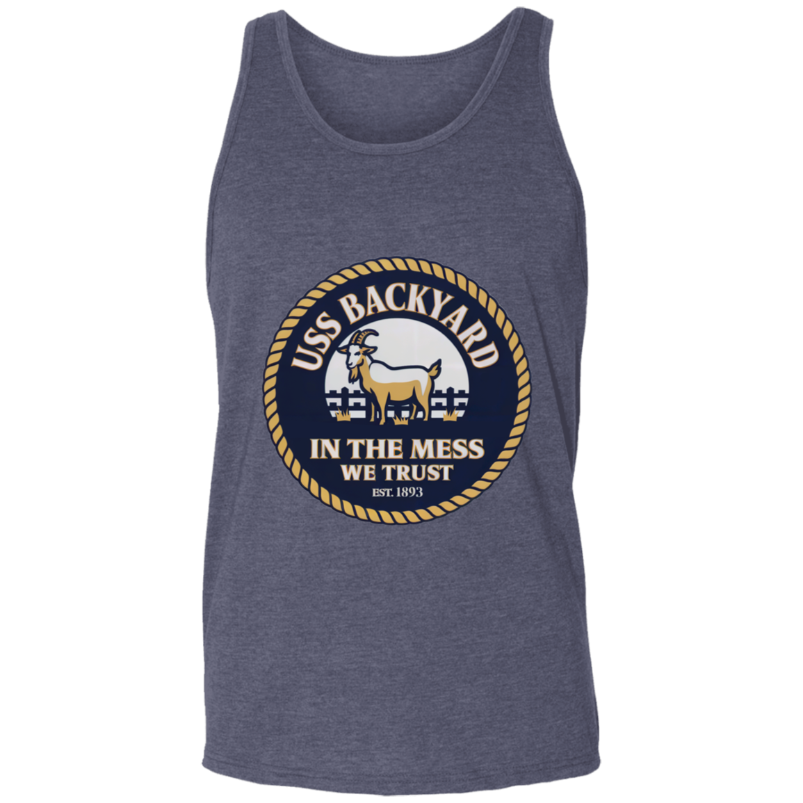 USS Backyard Unisex Tank