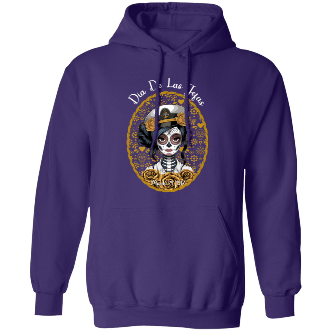 Dia De Las Jefas Pullover Hoodie
