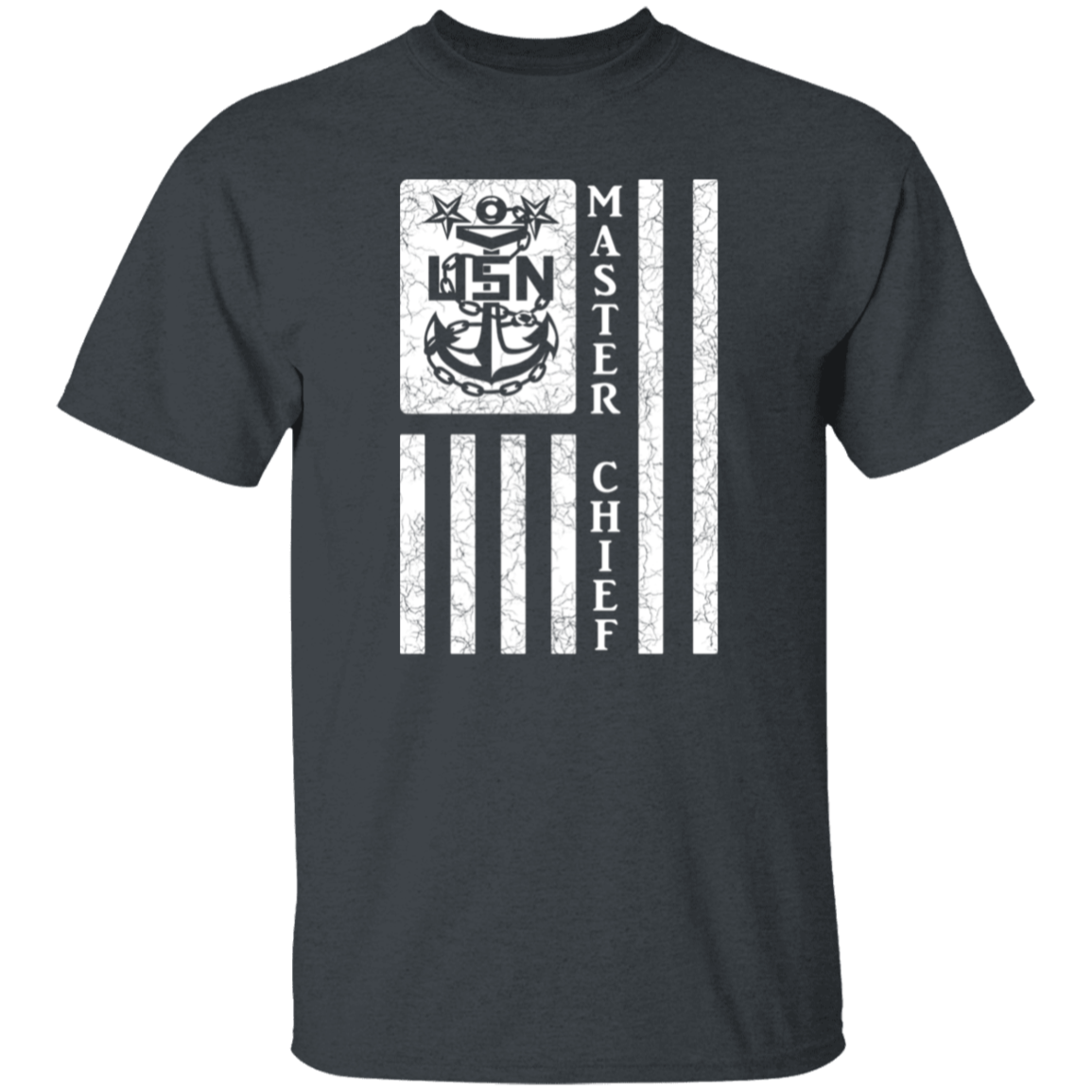 Master Chief Flag White 5.3 oz. T-Shirt