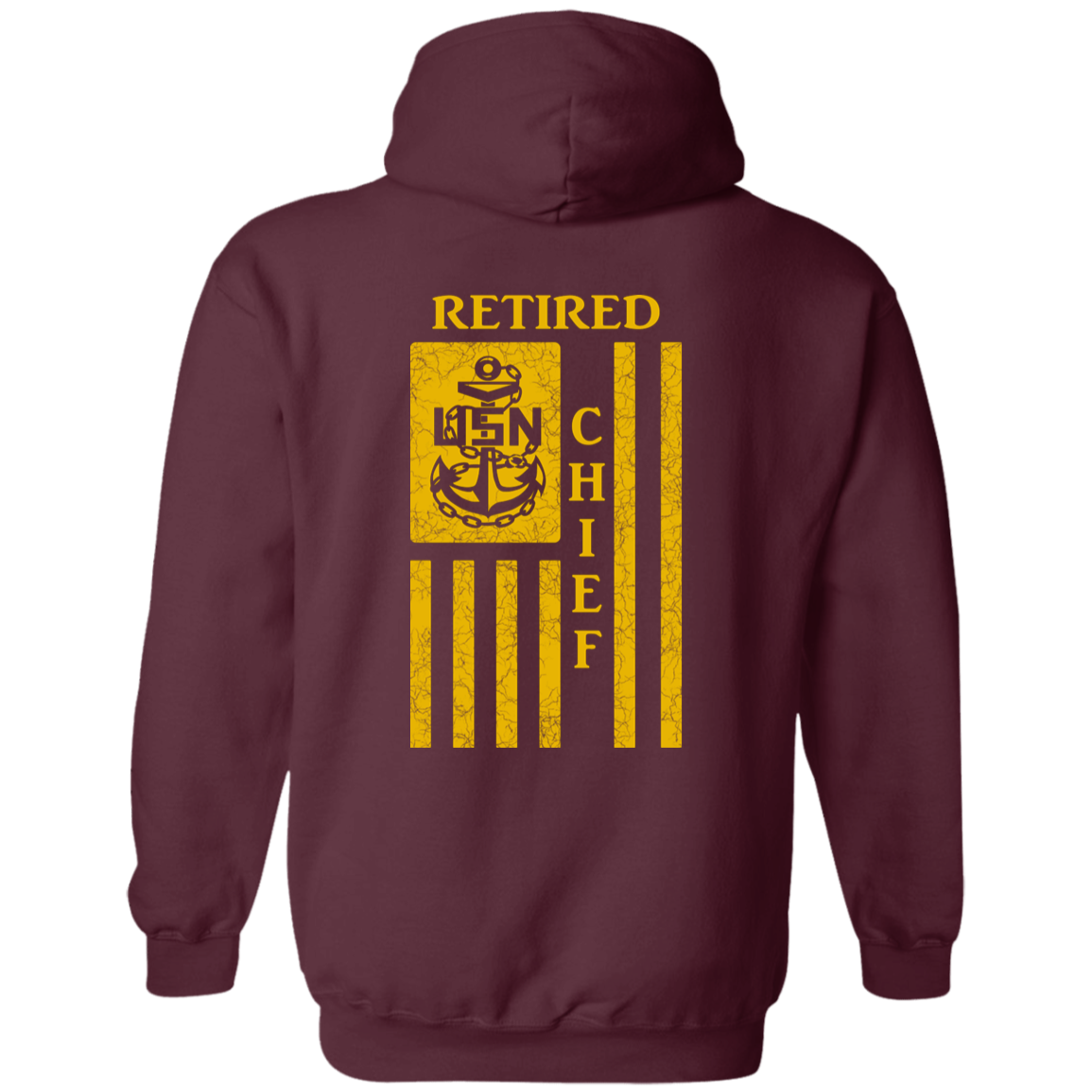 Retired Chief Flag FB Pullover Hoodie