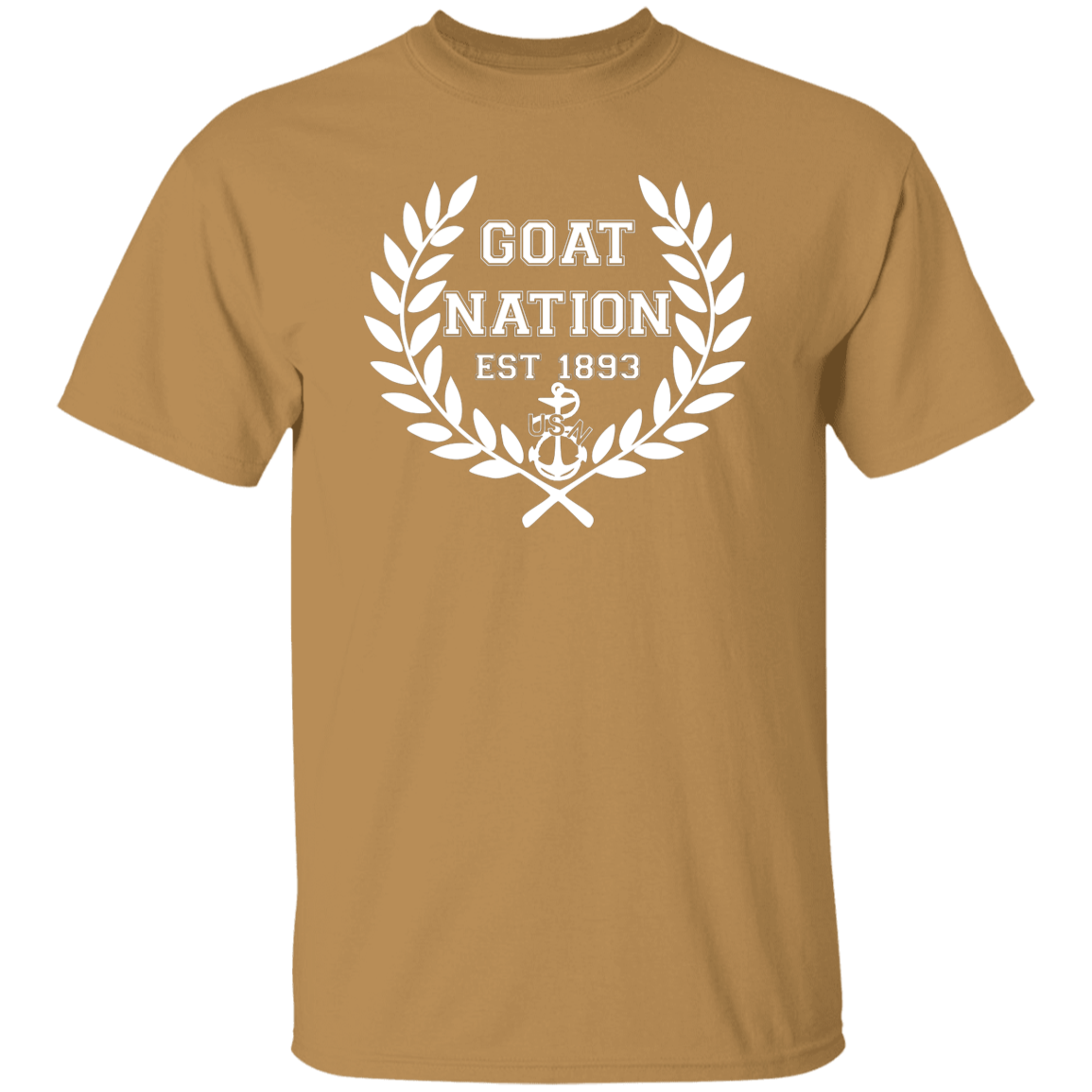 Goat Nation White 5.3 oz. T-Shirt