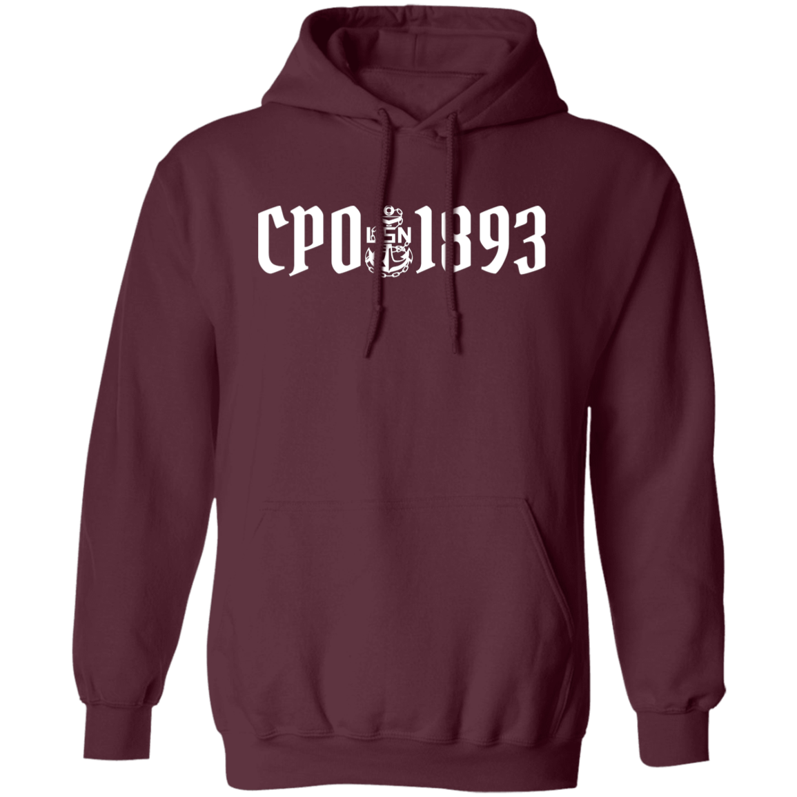 CPO 1893 White Pullover Hoodie