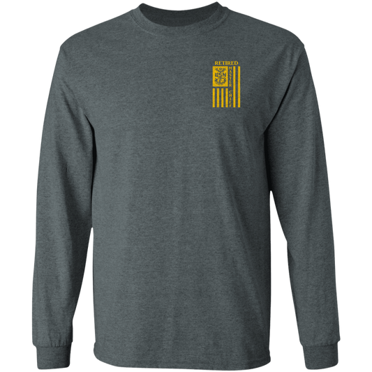 Retired Master Chief Flag FB LS T-Shirt 5.3 oz.