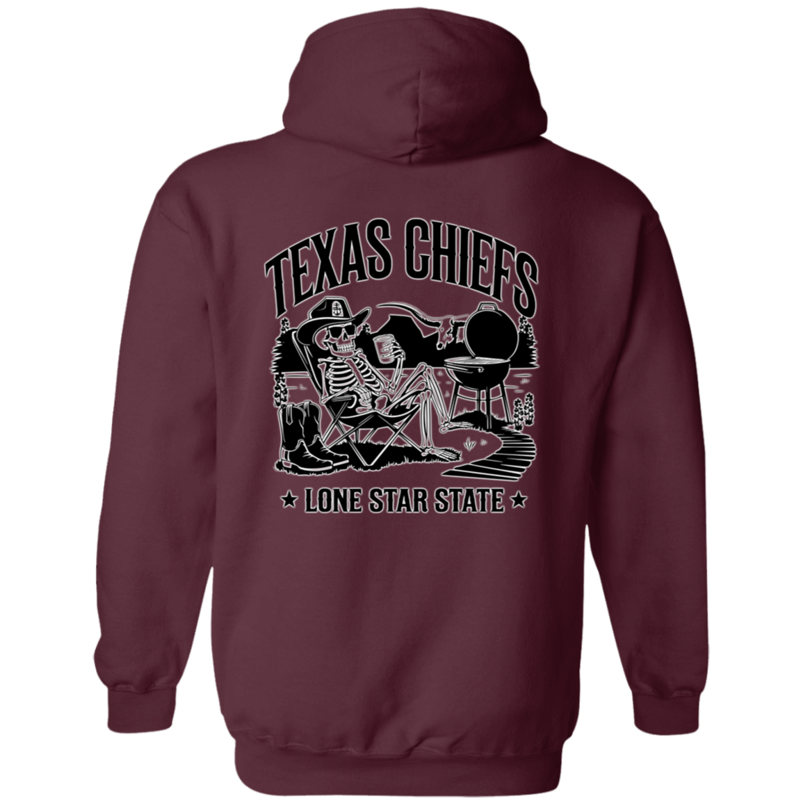Lone Star State Texas Chiefs FB Pullover Hoodie