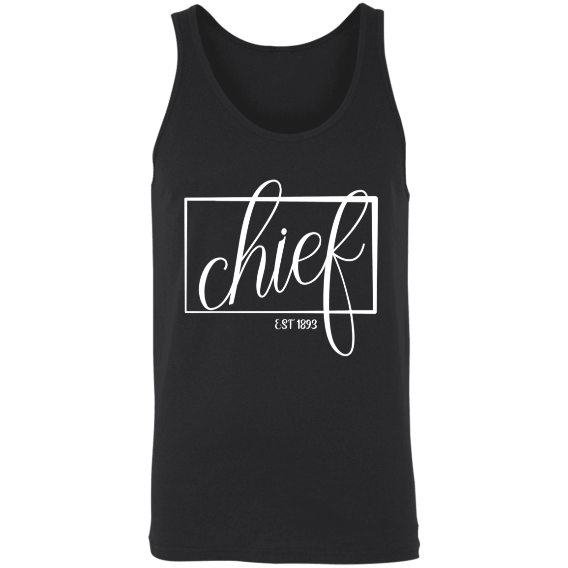 Chief 1893 White Unisex Tank