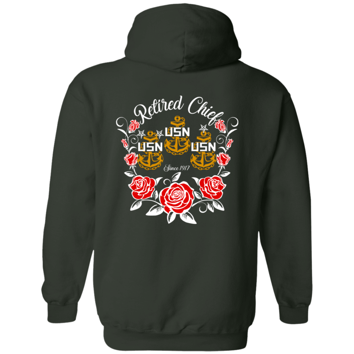 Retired Chief Rose FB Pullover Hoodie