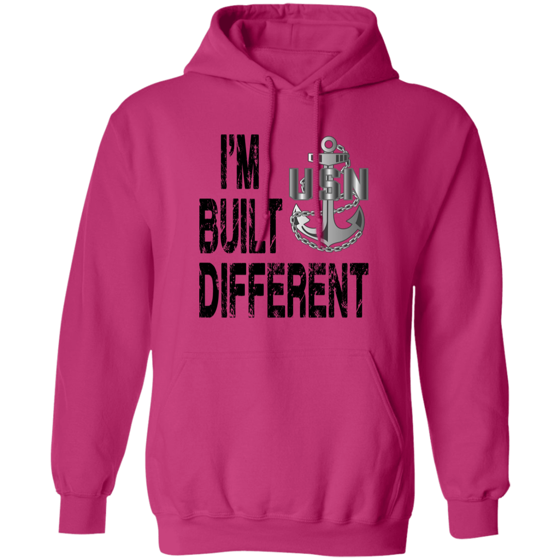 Built Different Pullover Hoodie
