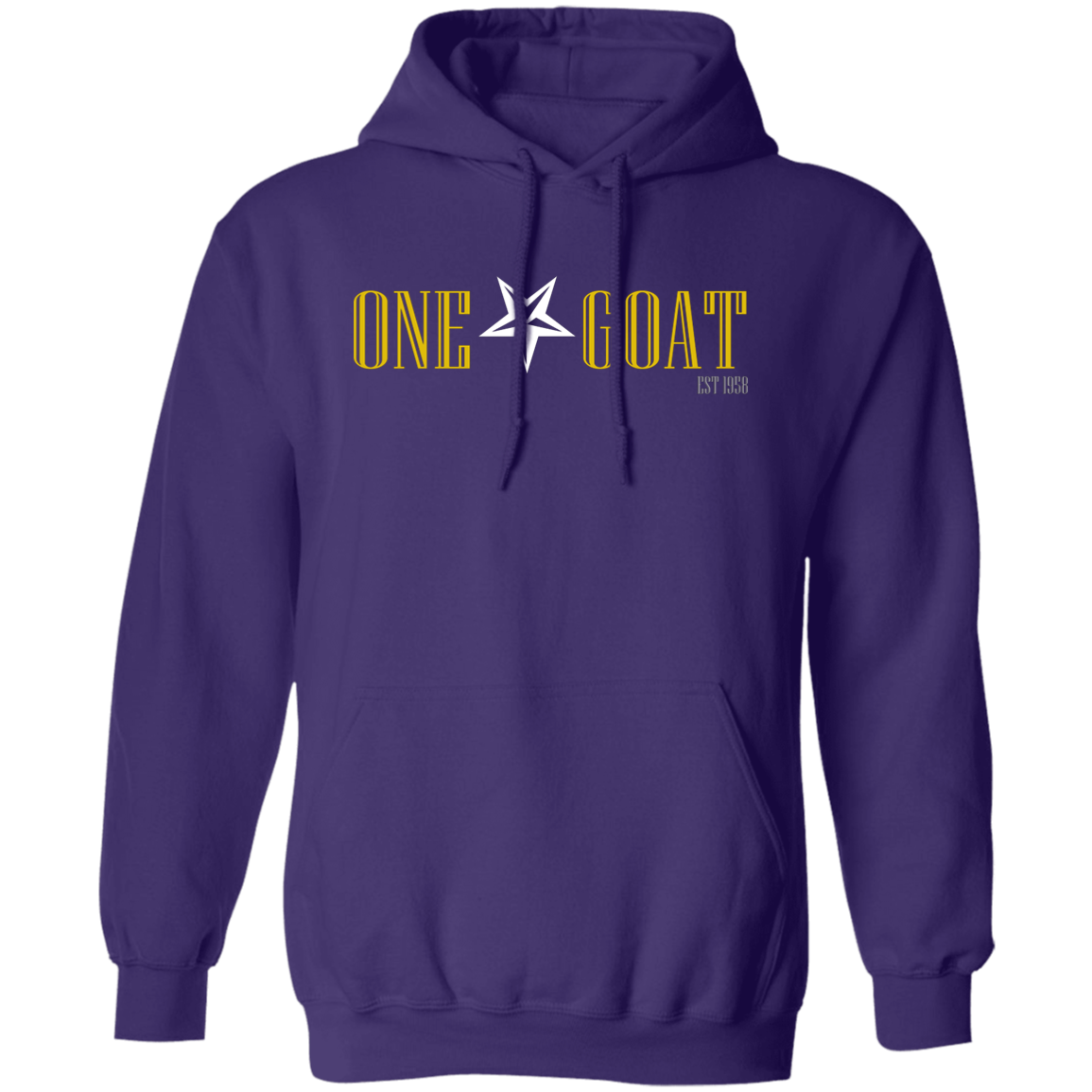 One Star Goat Gold Pullover Hoodie