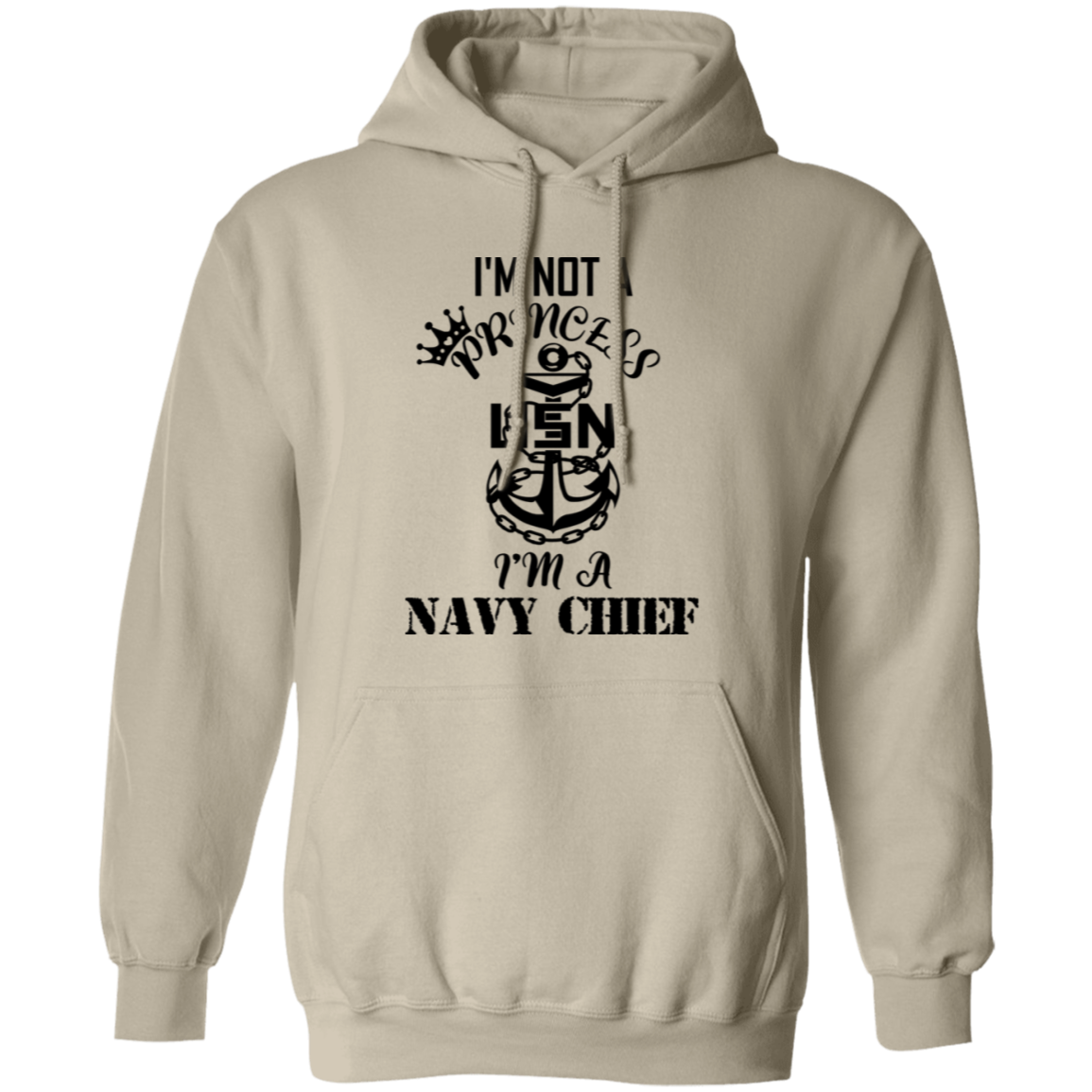 I'm not a Princess Pullover Hoodie