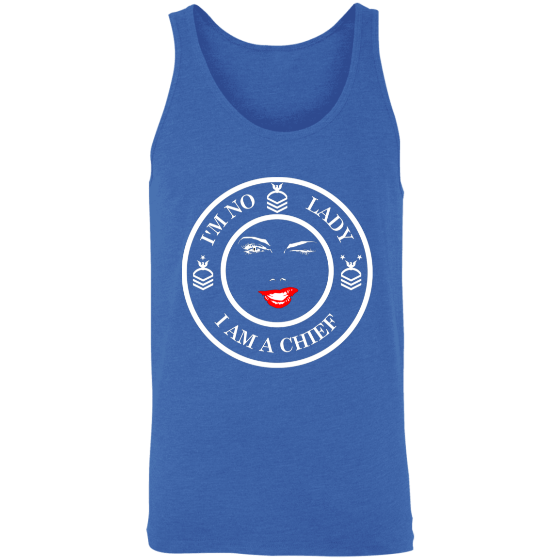 I'm No Lady (White Design) Unisex Tank