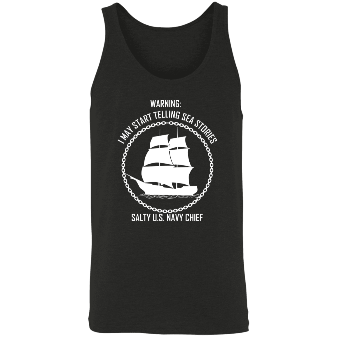Salty Sea Story White Unisex Tank