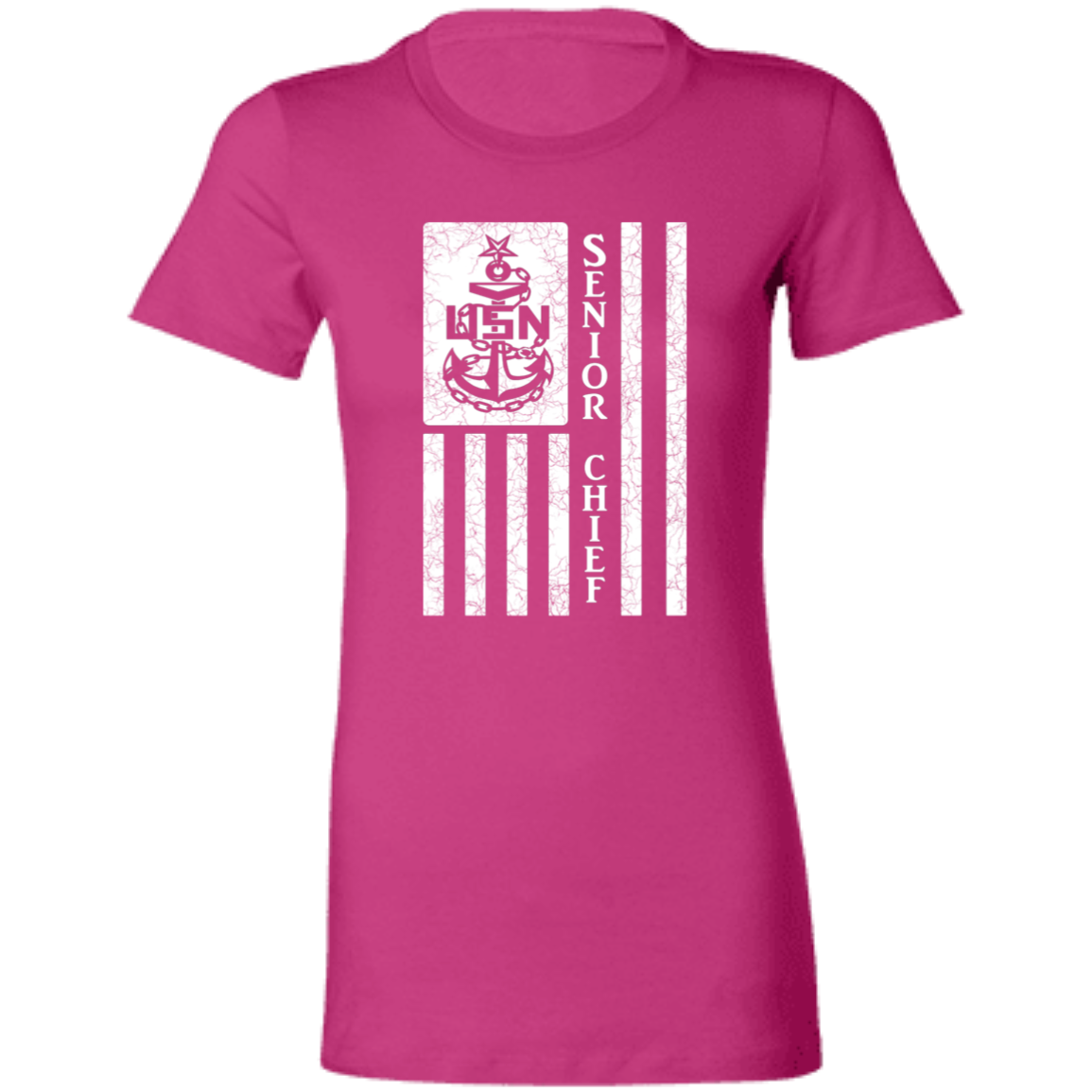 Senior Chief Flag White Ladies' Favorite T-Shirt