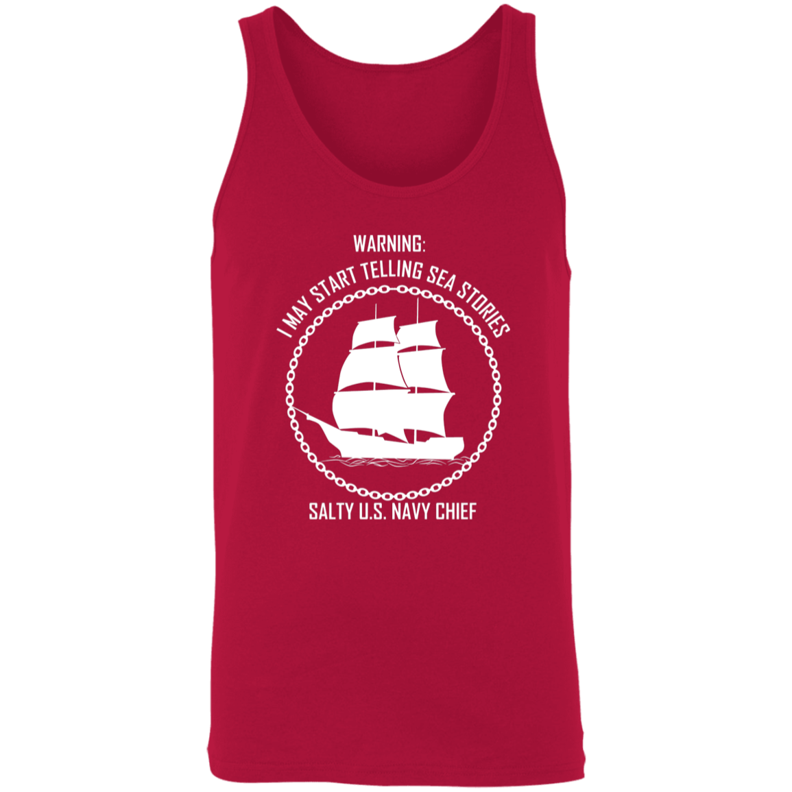 Salty Sea Story White Unisex Tank