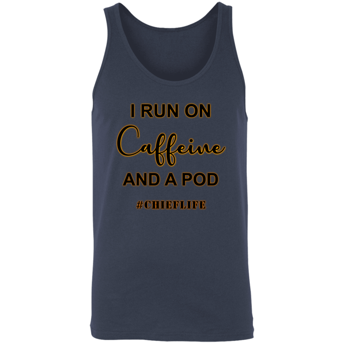 I Run On Caffeine Unisex Tank