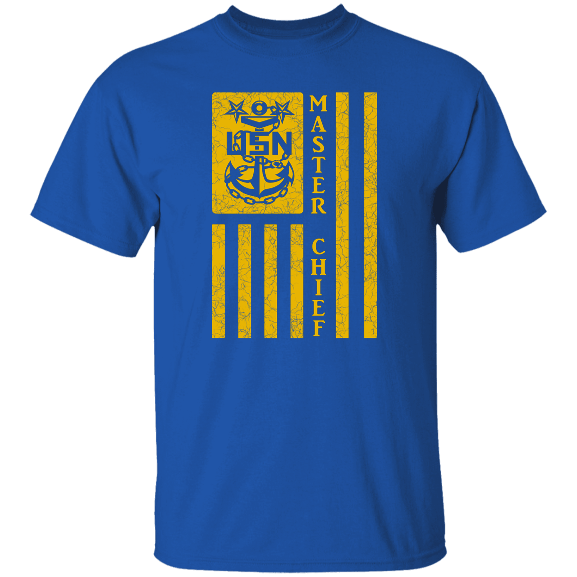 Master Chief Flag Gold 5.3 oz. T-Shirt