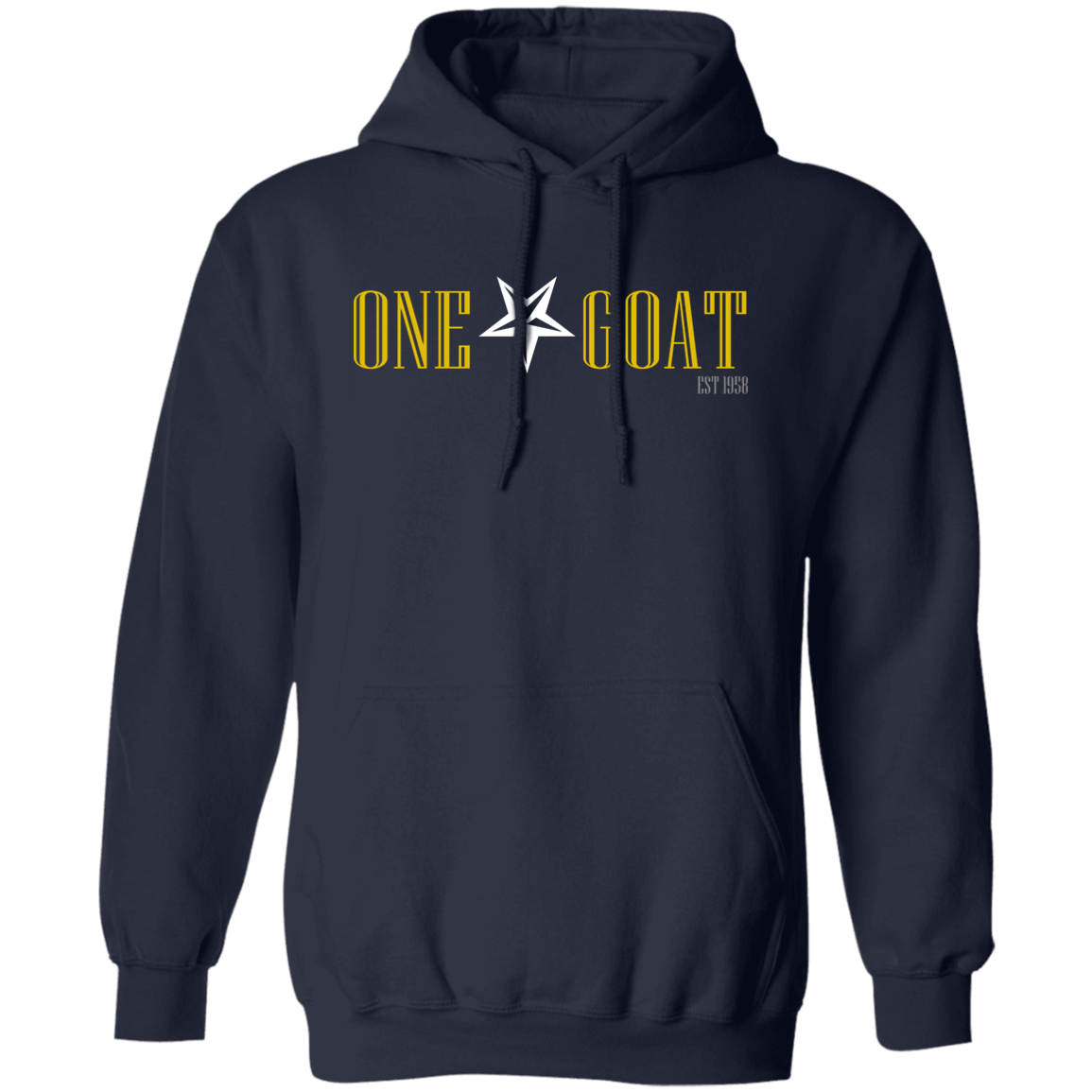 One Star Goat Gold Pullover Hoodie
